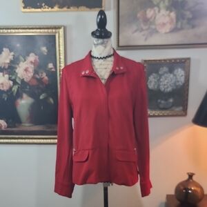 Chico's Vibrant Red Blazer